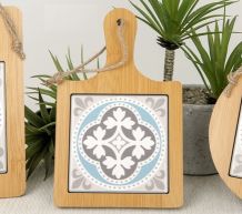 Tagliere in legno e ceramica Ragusa